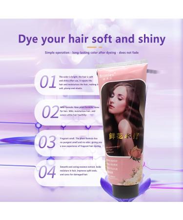  Holdes Instant Hair Dye Shampoo Grey Hair Coloring Accessory Multi-Use Fast Acting Hair Color Accessory for Long Medium and Short Hair Holdes - Buy Online on GoSupps.com