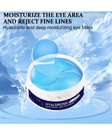 60 Pi ces bleu Patch Yeux masques hydratants pour les yeux R duit les Cernes Poches et Rides Pour hydrater Masque Collagene Soin Contour des pour Femmes/Hommes - Buy Online on GoSupps.com