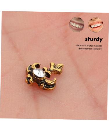PACKOVE Tooth Gems Kit 15 Pcs Retro Retro Decor Cosplay Grill Teeth Grills Crystal Stone European and American - Buy Online on GoSupps.com
