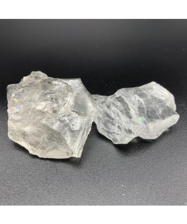 Specimen Healed Natural White Raw Stone Freeform Crystal Rough Quartz Irregulary Polished Stone Natural Minerals Home Decor Gifts As a Gift Gift