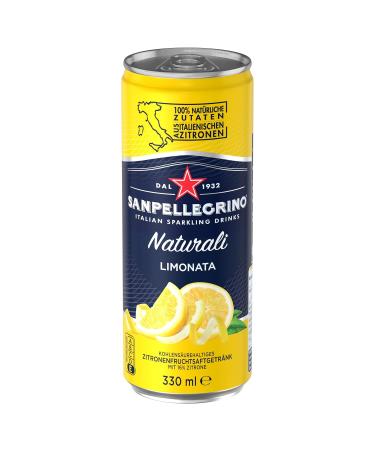 San Pellegrino Lemonata Lemonade 4-Pack | 16% Lemon Juice | Refreshing Sparkling Drink | 330ml Disposable Bottles - Buy Online on GoSupps.com