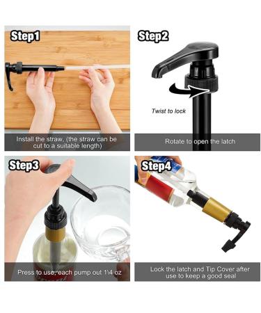 Lot de 20 Pompes sirop de caf pour Bouteilles de sirop de caf de 750 ML id ales pour Noires durables - Buy Online on GoSupps.com