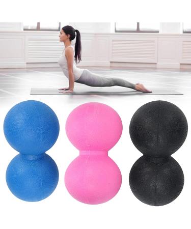 Verdant Touch TPR Massage Ball Set | Yoga Muscle Relaxation & Portable Fitness Black Rose Red Blue - Buy Online on GoSupps.com