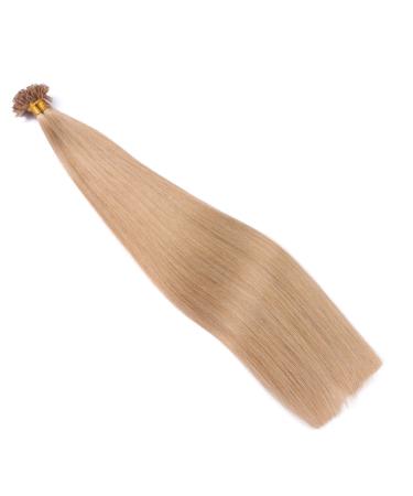 Buy Premium #16 Light Blond Nature Keratin Bonding Hair Extensions - 70cm 50 Strands 100% Remy Real Hair - U-Tip by Novon Hair Extensions - Buy Online on GoSupps.com