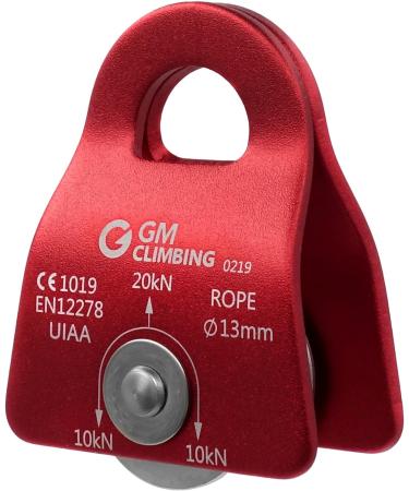 GM CLIMBING 20kN Micro Prusik Minding Pulley 1/2 CE UIAA Certified Red - Pack of 2 - Buy Online on GoSupps.com