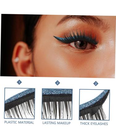 Didiseaon 8 Pairs Glitter Eyeliner Stickers Waterproof Tape Beauty Makeup Supplies Cosmetics Water Proof Miss 1 count (Pack of 1) As Shown - Buy Online on GoSupps.com