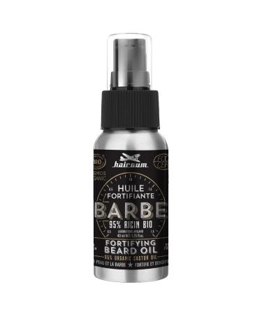 Huile Barbe Bio Fortifiante l'Huile de Ricin - Hairgum