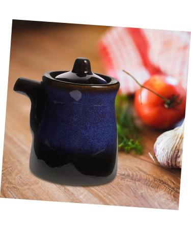 Zerodeko Vinegar Pot Soy Sauce Jar Ceramic Soy Sauce Dispenser Oil Pourer Decanter Sauce Bottle Shoyu Dispenser Ceramic Vinegar Bottle Seasoning Bottle Ceramics Storage Bottle Household medium As Shown 2 - Buy Online on GoSupps.com