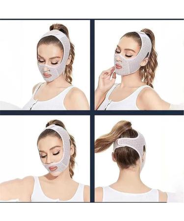 2PCS V Line Beauty Face Sculpting Sleep Mask - Double Chin & Face Shaping Mask for V-Line and Chin Contouring - Buy Online on GoSupps.com