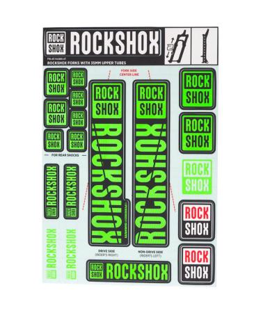 RockShox Unisex Rim Tapes-03054970 Rim Tapes Green 35mm Stanchions EU - Buy Online on GoSupps.com