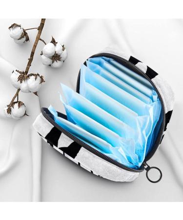 Buy Vintage Film Strips Menstruation Pad Bag with Zipper | Women's Napkin & Tampon Collecting Bags - Stylish & Functional - Buy Online on GoSupps.com