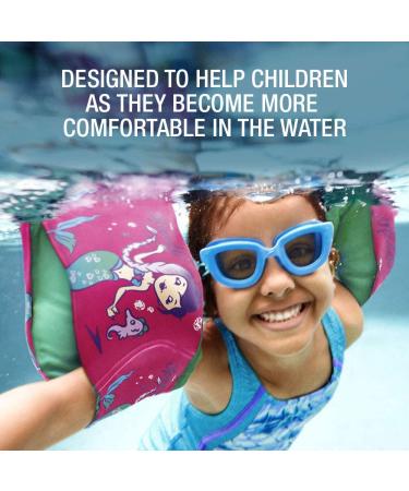 Speedo Kids' Vinyl Arm Bands - Ice Blue/Grape | Begin to Swim | One Size - Buy Online on GoSupps.com