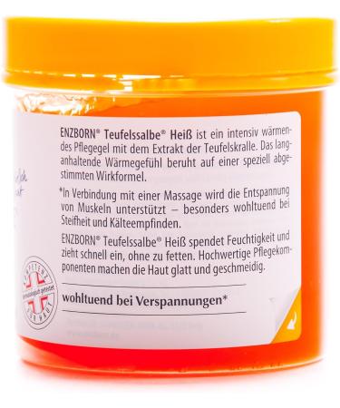 Buy Enzborn Devil's Hot Ointment - Intensive Warming Care Gel with Devil's Claw & Nettle 200 ml (Unscented) | Fast International Shipping - Buy Online on GoSupps.com