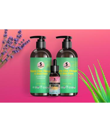 Apple Cider Vinegar & Aloe Vera Leave-In Conditioner | Vegan Curl & Loc Moisturizer with Chebe Powder & Essential Oils - Buy Online on GoSupps.com