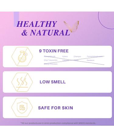 Orna Beauty Gel Polish Set - Purple Series, Glitter Gel Nail Kit for DIY Manicure | 8 Colors for Starters | Soak Off, Gift idea for Women - Buy Online on GoSupps.com