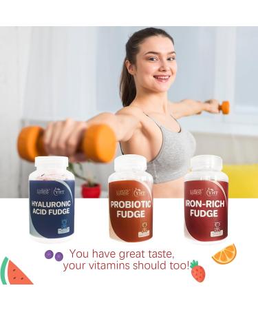 Eilin YHT Iron Gummies Zinc MultiVitamins A C B6 B12 Folate Acid Support Supplement - for Man Women Kids Fit Blood Builder Fight Iron Deficiency Anemia Fatigue Energy 30 Counts Singe Bag - Buy Online on GoSupps.com