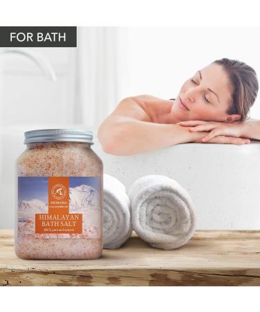 Himalayan Pink Crystal Salt 46 Oz - 100% Pure & Natural for Good Sleep, Stress Relief, and Detox Cleanse - Buy Online on GoSupps.com
