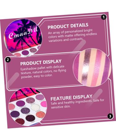 FOMIYES 1 Box Eyeshadow Palette Glitter Eye Shadow Eye Shadow Palettes Cosmetics Palette Flash Supplies Miss 1 count (Pack of 1) Colorful - Buy Online on GoSupps.com