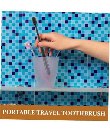 Minkissy 12 pcs Soft Travel Toothbrush Set - Portable Collapsible Toothbrushes for Adults & Kids - Ideal for Home & Travel - Buy Online on GoSupps.com