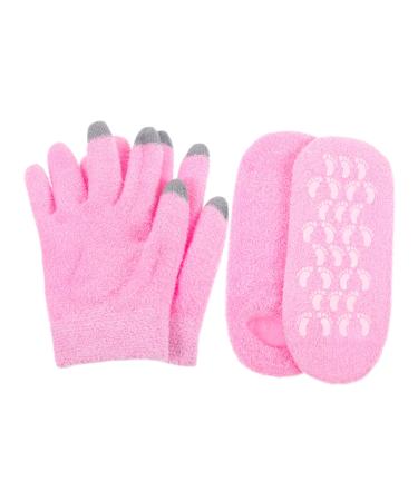HONMEET 1 Set Gloves and Foot Mask Set Socks for Women Moisturizing Gloves for Dry Hand Moisturizing Gloves for Night Overnight Moisturizing Gloves Female Moisturizing Gloves Fabric