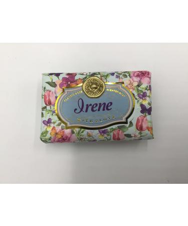 Irene - Gift Soap Bar For Her Birthday Rose Scent Mum Grandmother Cleanser Lather Present Girl