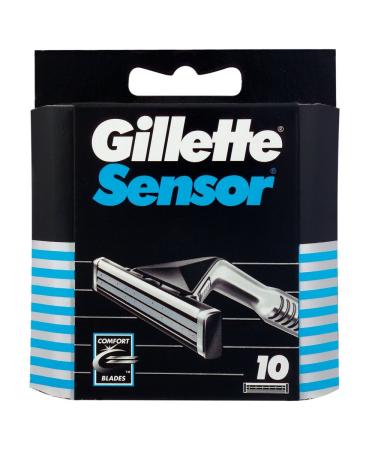 Gillette Sensor Refill Razor Blade Cartridges - 10 Pack