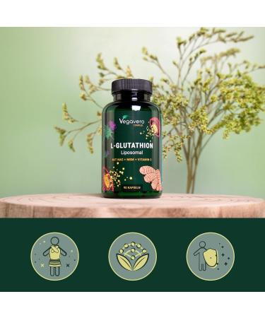 GLUTATHION Liposomal & Reduced PureWay - G | With Precursors: NAC Vitamin C MSM Glycine | Antioxidant + Anti Aging + Immu - Buy Online on GoSupps.com