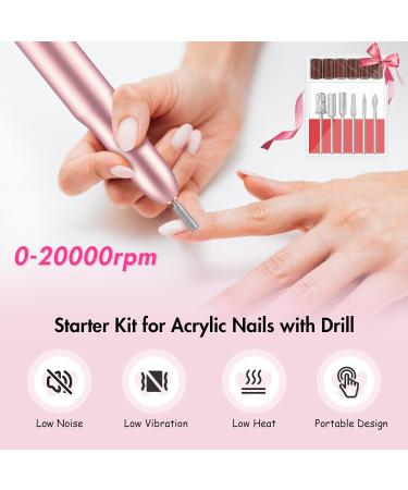 Curkey Acrylic Nail Kit - 27 Piece Professional Starter Set for Beginners | Complete Acrylic Powders Drill & Nail Art Tools - Buy Online on GoSupps.com