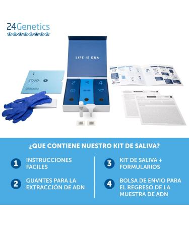 24Genetics DNA Test: Pharmacogenetic Insights & Free Ancestry - Home Test for Drug Effects & Heritage Analysis - Buy Online on GoSupps.com