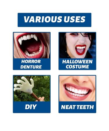 Temporary Tooth Repair Kit | DIY Fake Teeth Replacement Dentures - 30ml Bottle - Buy Online on GoSupps.com