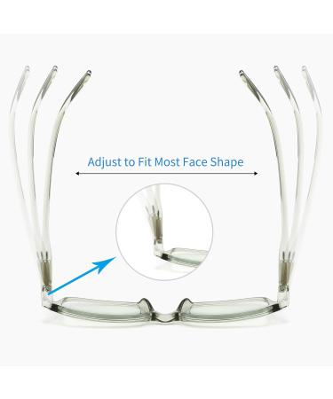 Buy 4 Pack Reading Glasses for Men & Women | Spring Hinges & Blue Ray Filters | Computer Readers 2.5 Diopters - Buy Online on GoSupps.com