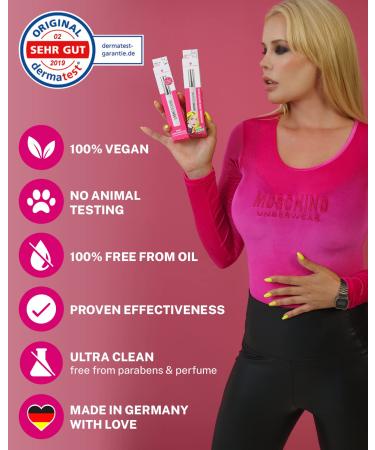 LASHCOCA!NE Eyelash Growth Serum - Longer & Fuller Lashes | Vegan, Made in Germany | Test Winner for Extensions | By Svenja Walberg - Buy Online on GoSupps.com