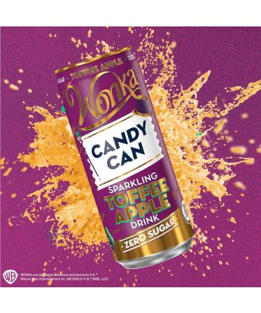 Wonka Sparkling Toffee Apple Zero Sugar Drink 1 x 330ml - 1 Count Pack - Buy Online on GoSupps.com