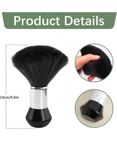 2 Piece Neck Brush Set Hairdresser Neck Brush Soft Barber Brush Hairdresser Brush for Cleaning Broken Hair on the Neck - Buy Online on GoSupps.com