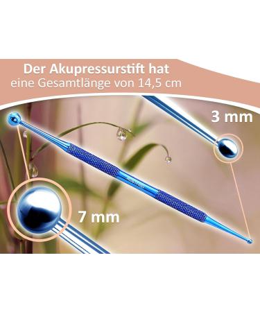 Buy Titan Blue Acupuncture Pen | InstrumentenRW Stainless Steel Acupressure Pencil for Meridian Therapy - Buy Online on GoSupps.com