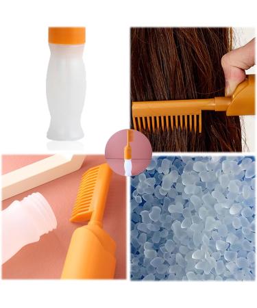 3pcs Hair Oil & Dye Applicator Bottles with Combs - Perfect for Salon & Home Use - Buy Online on GoSupps.com