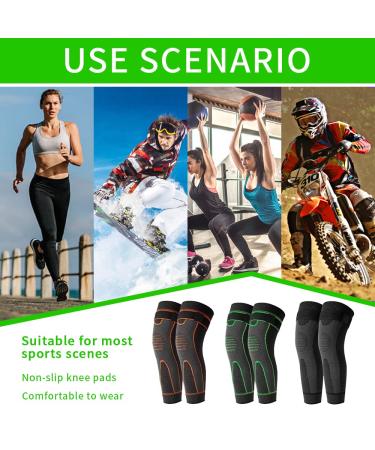 Tourmaline Acupressure Self-Heating Knee Sleeves | Black XL Men's and Women's Detox Sculpting Knee Pads - Buy Online on GoSupps.com