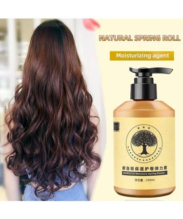 Hydrating Styling Cream for Damaged Curly Hair | Long-lasting Volume & Elasticity | Moisture & Care with Elastin - Buy Online on GoSupps.com