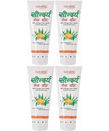 patanjali Saundarya Face Wash 60g Pack of 4