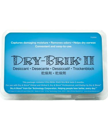 Dry & Store Dry-Brik II Desiccant Blocks - 6 Blocks (2 Packs) | Replacement Moisture Absorber for Global II & Zephyr - Buy Online on GoSupps.com