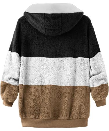 Hanxiulin Women's Oversized Winter Coat & Plush Hoodie Jacket - Breathable Warm & Elegant 5XL Khaki Hiking Jacket in Color Variants - Buy Online on GoSupps.com