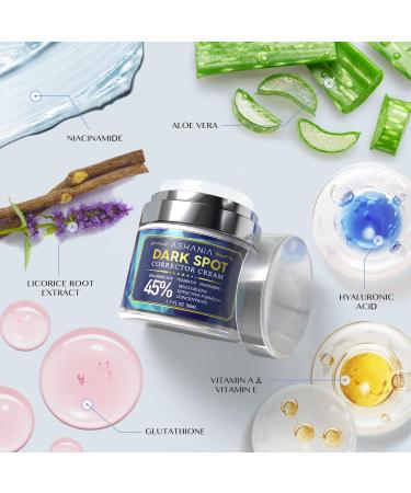 Ashania Dark Spot Corrector Dark Spot Remover for Face & Body, Age Spot and Sun Spot Treatment, All Skin Types, 1.7 fl oz - Buy Online on GoSupps.com