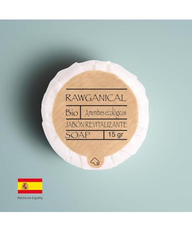  INTERCABO Pack of 50 round soaps 15g each - Made in Spain perfect for personal hygiene travel and hotels with skin-friendly ingredients and an advanced formula - Buy Online on GoSupps.com