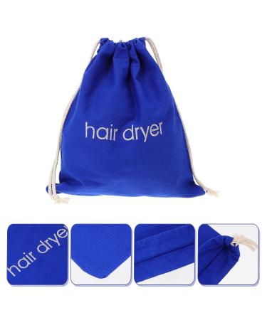 Uonlytech Black Travel Toiletry & Makeup Bag - Versatile Hair Dryer & Drawstring Backpack for Home & Travel - Buy Online on GoSupps.com