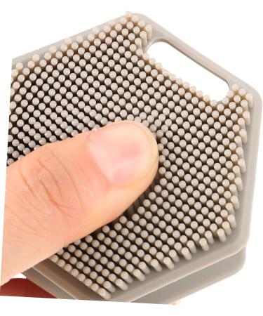 HONMEET Face Brush Facial Scrubber Exfoliator Face Cleansing Brush Scrubber Face Exfoliator Facial Exfoliator Face Scrubber Facial Wash Brush Facial Cleansing Brush Exfoliator 6.50X6.50X4.00CM Grey - Buy Online on GoSupps.com
