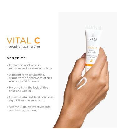 IMAGE Skincare Vital Hydration 3-Step Vitamin C Routine | Anti-Aging Hyaluronic Acid For Dry & Dull Skin | 3 Piece Set - International Shipping - Buy Online on GoSupps.com