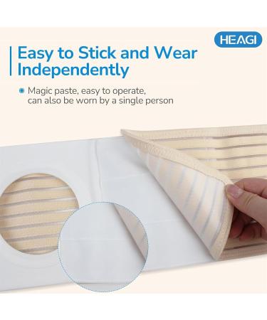 Adjustable Abdominal Ostomy Belt - Colostomy Support & Post-Operative Care for Hernia Prevention | International Shipping Available - Buy Online on GoSupps.com