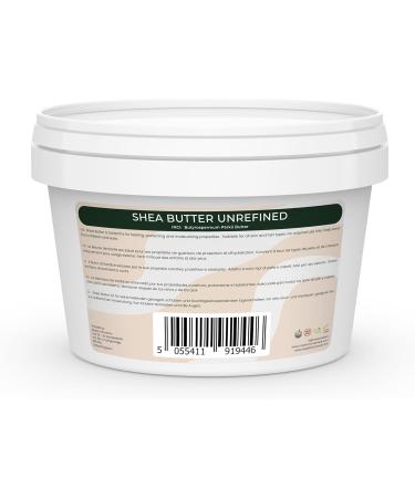 Shea Butter Unrefined Organic - 100% Pure & Natural - 500g | Premium Quality for Skin & Hair Care | International Shipping Available - Buy Online on GoSupps.com