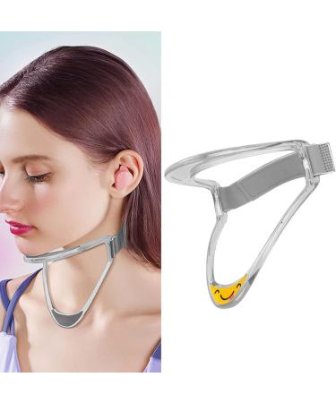 Portable Neck Support for Sore Throat Relief | Adjustable Pain Relief | Transparent & Comfortable Design - Buy Online on GoSupps.com