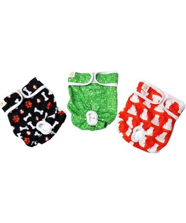 Petting is Caring Washable & Reusable Dog Diapers - XS Exclusive Design for Male & Female Dogs - International Shipping Available - Buy Online on GoSupps.com